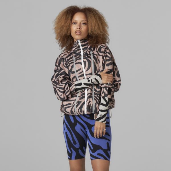 Ash Pearl Hot Adidas by Stella McCartney Printed Windbreaker