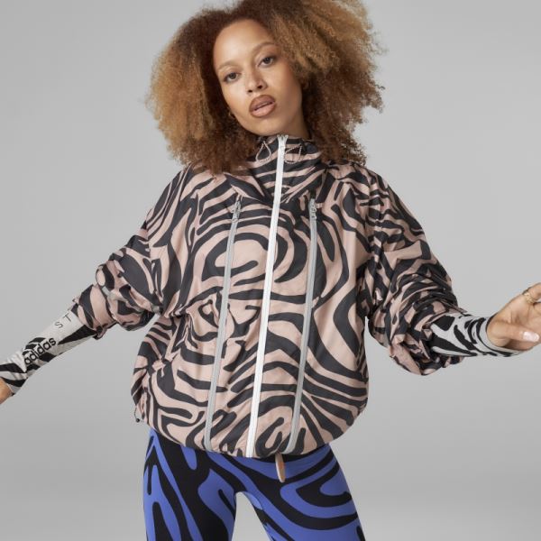 Ash Pearl Hot Adidas by Stella McCartney Printed Windbreaker