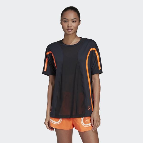 Black Adidas by Stella McCartney TruePace Running Loose Tee