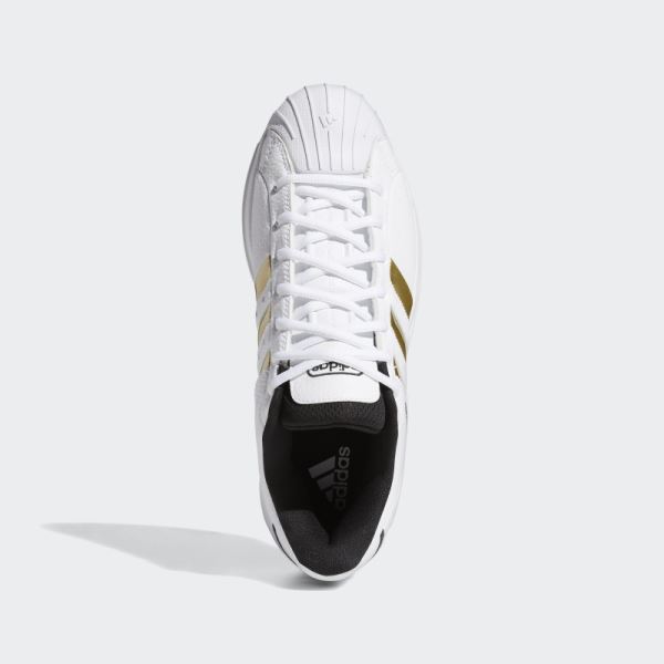 Adidas Pro Model 2G Low Shoes Gold Metallic