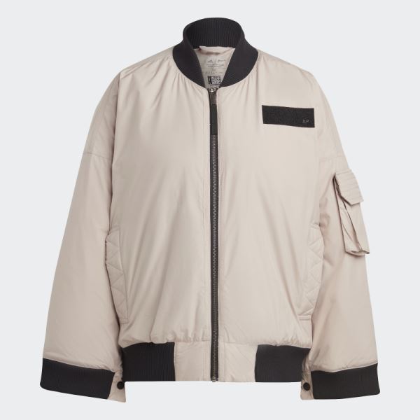 Taupe Adidas x Parley Bomber Jacket Fashion