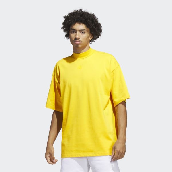 Harden Travel Tee Yellow Adidas