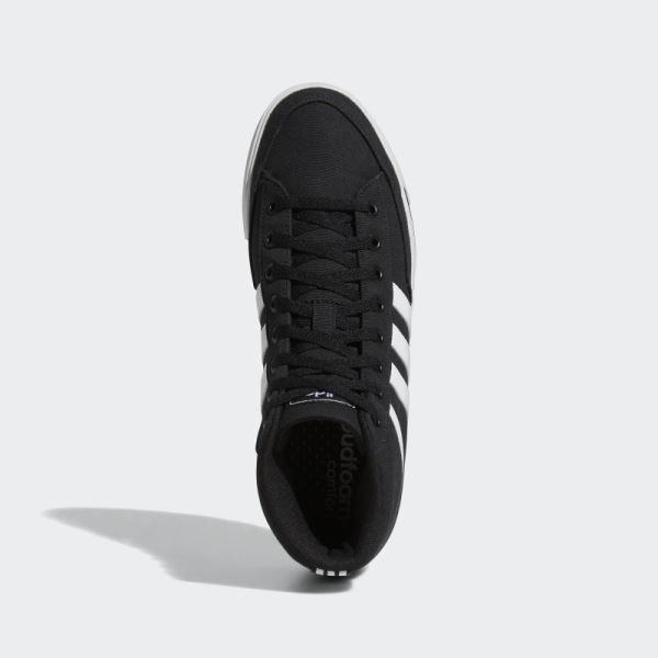 Retrovulc Mid Canvas Skateboarding Shoes Black Adidas