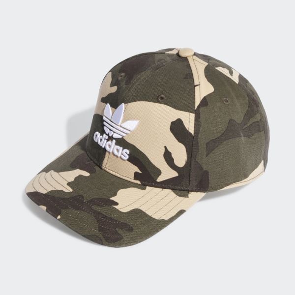 Camo Baseball Cap Olive Adidas