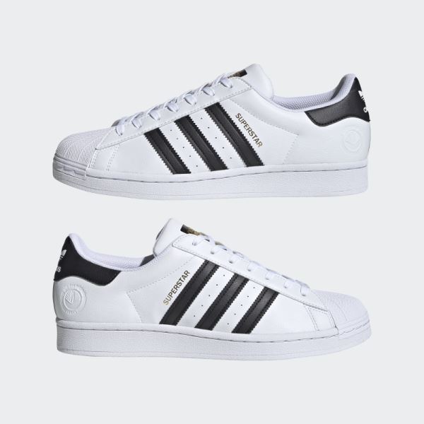 White Superstar Vegan Shoes Adidas