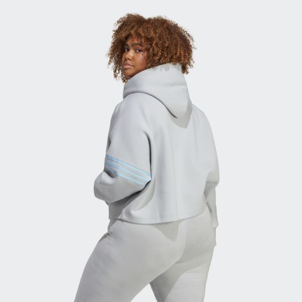 Adicolor Neuclassics Hoodie (Plus Size) Onix Adidas