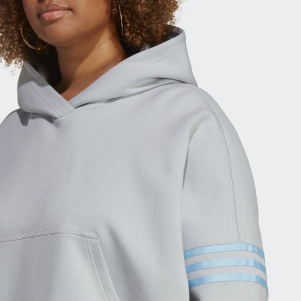 Adicolor Neuclassics Hoodie (Plus Size) Onix Adidas