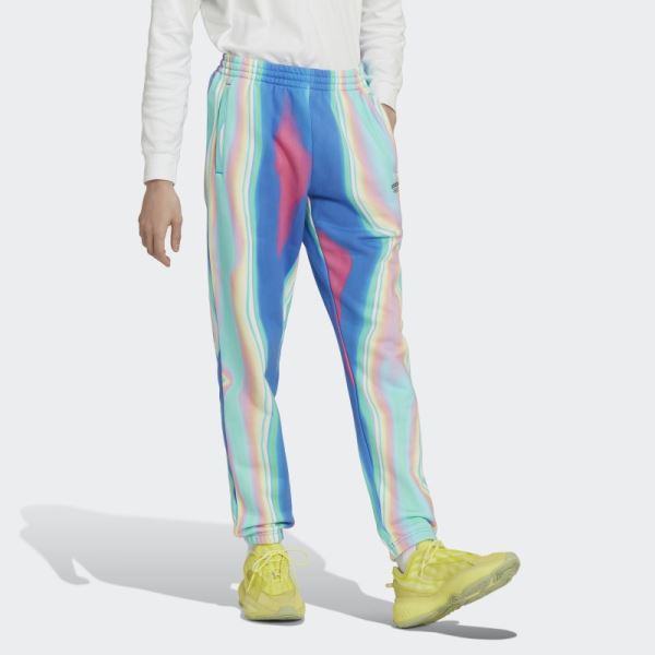 Hyperreal Allover Print Sweat Pants Blue Rush Adidas