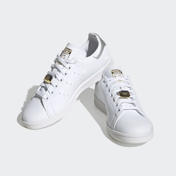 Gold Metallic Adidas Stan Smith Shoes Stylish