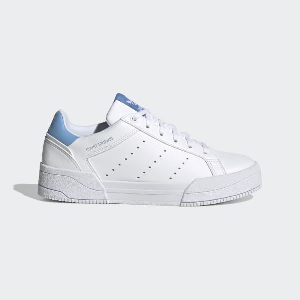 Adidas White Court Tourino Shoes