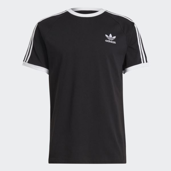 Black Adidas Adicolor Classics 3-Stripes Tee