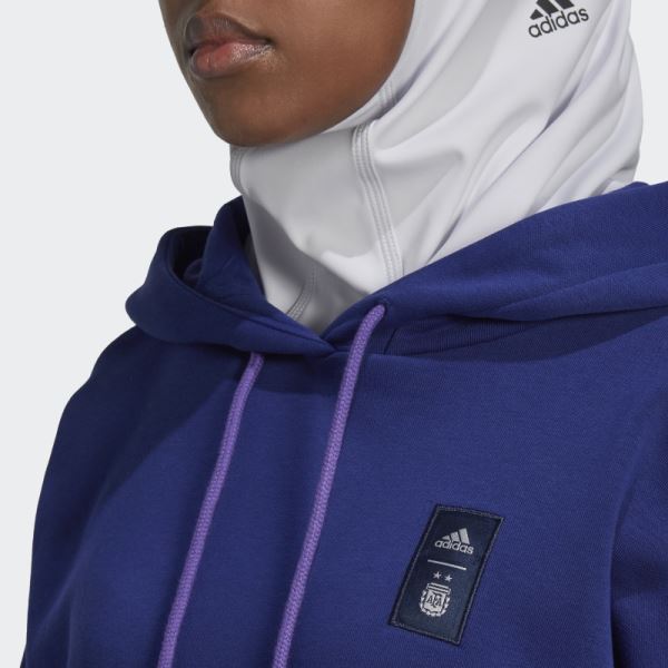 Argentina 3-Stripes Hoodie Adidas Indigo