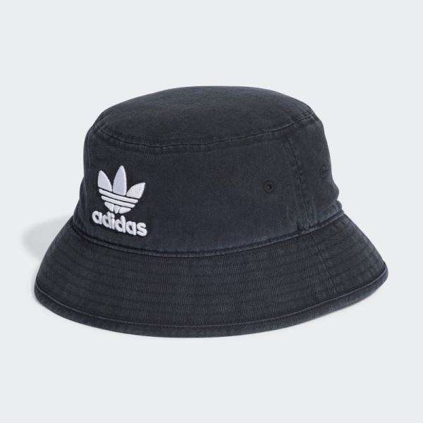 Adidas Adicolor Classic Stonewashed Bucket Hat Black