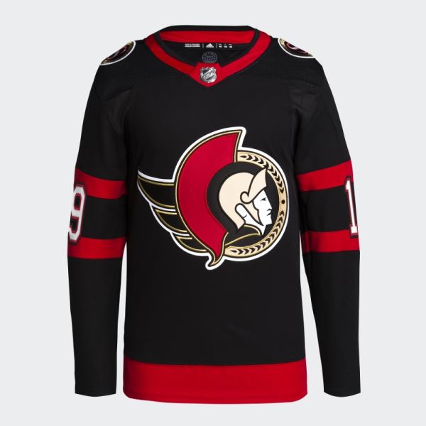 Senators Batherson Home Authentic Jersey Black Adidas