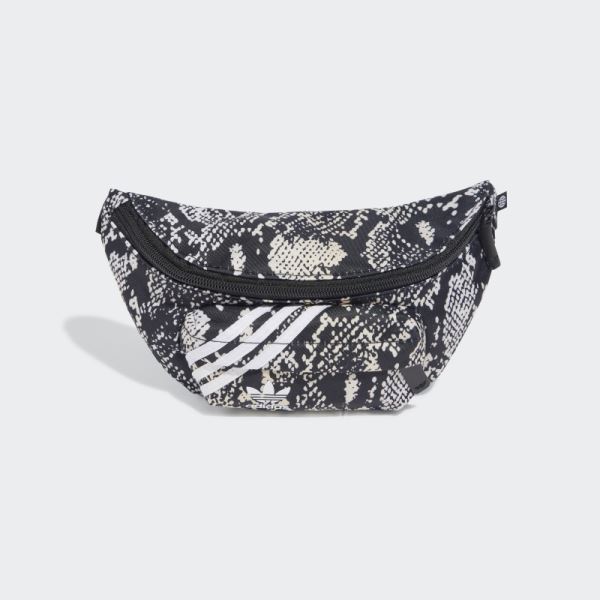 Adidas Snake Graphic Waist Bag Black Fashion