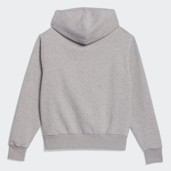 Adidas Medium Grey Skateboarding 4.0 Logo Hoodie (Gender Neutral)