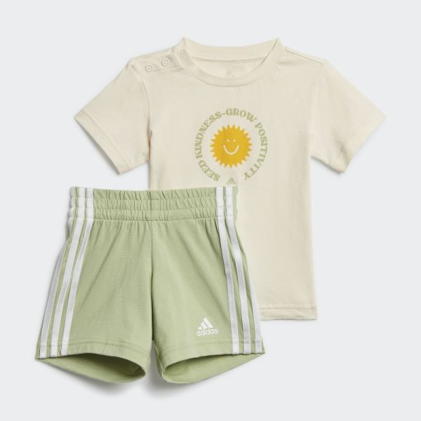 Adidas Grow Positivity Organic Cotton Set White