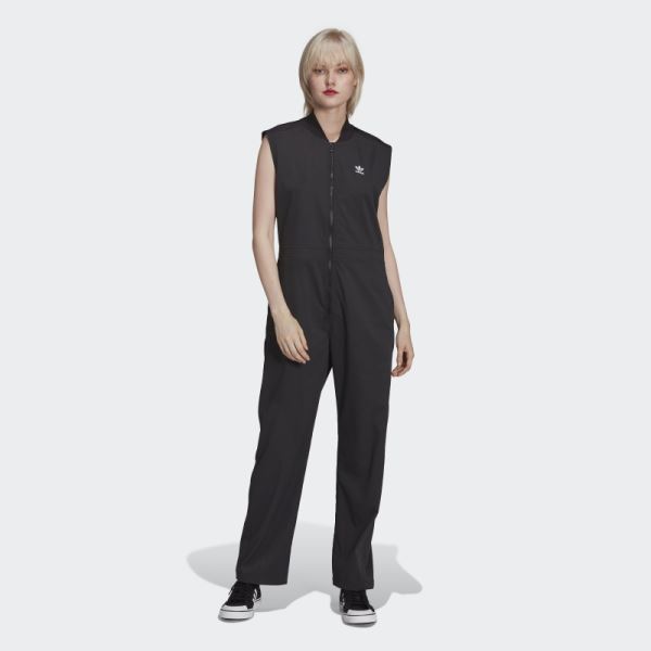 Adidas Black Adicolor Classics Loose Jumpsuit