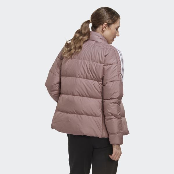 Adidas Purple Essentials Midweight Down Jacket