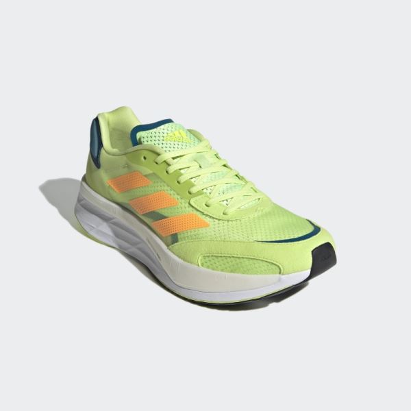 Adidas Lime Adizero Boston 10 Shoes