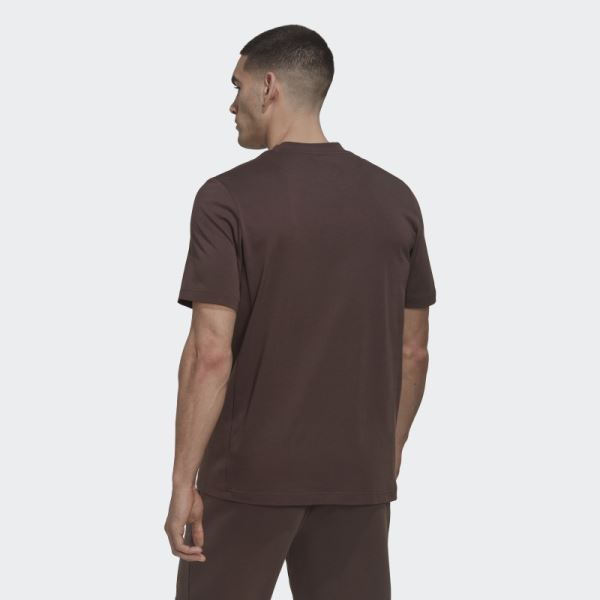 Adidas Brown Studio Lounge T-Shirt