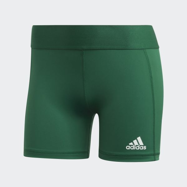 Techfit Volleyball Shorts Adidas Dark Green