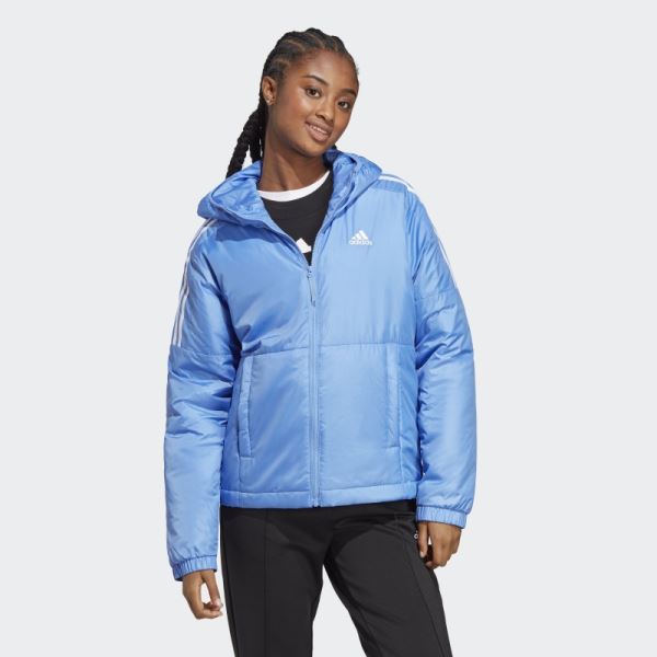 Essentials Insulated Hooded Jacket Adidas Blue