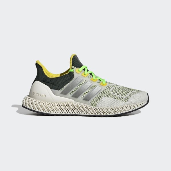 Adidas White Ultra 4D Shoes