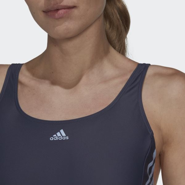 Mid 3-Stripes Swimsuit Navy Adidas