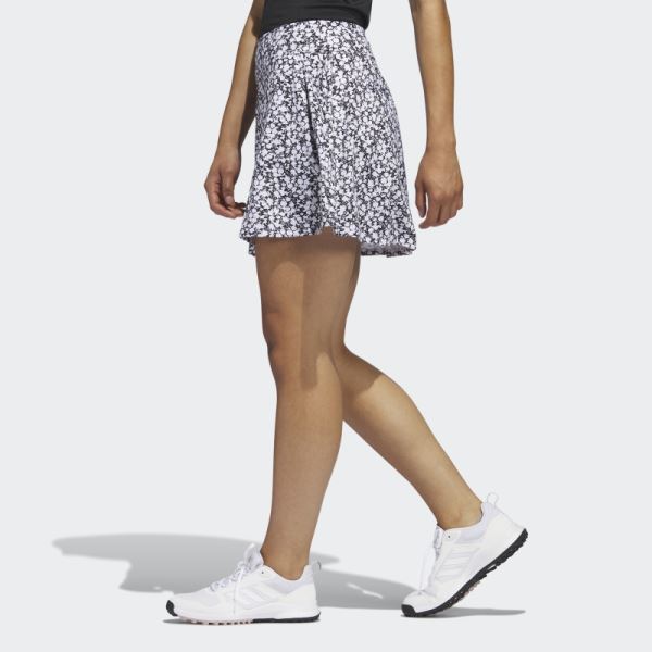 Printed 16-Inch Golf Skort Adidas Black