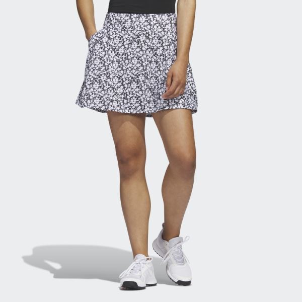 Printed 16-Inch Golf Skort Black Adidas