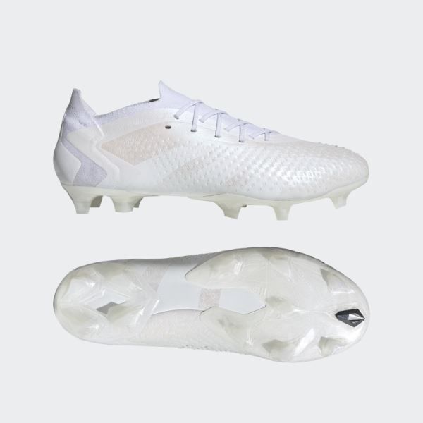 Adidas Predator Accuracy.1 Low Firm Ground Boots White Fashion