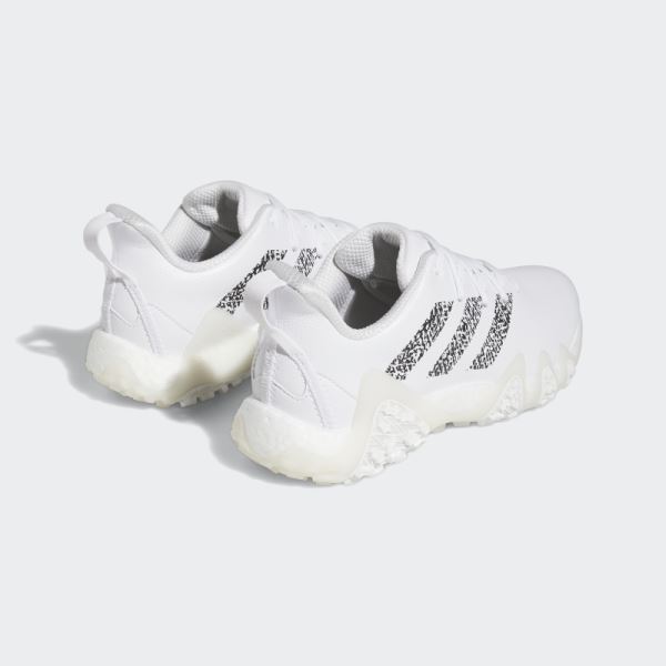 White Adidas Codechaos 22 BOOST Golf Shoes