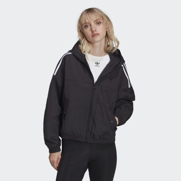 Black Adicolor Classics Windbreaker Adidas