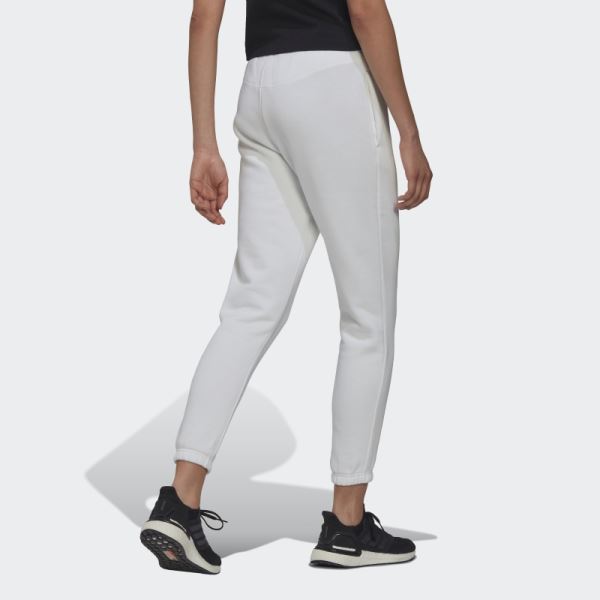 Adidas Studio Lounge Regular Fit Pants White