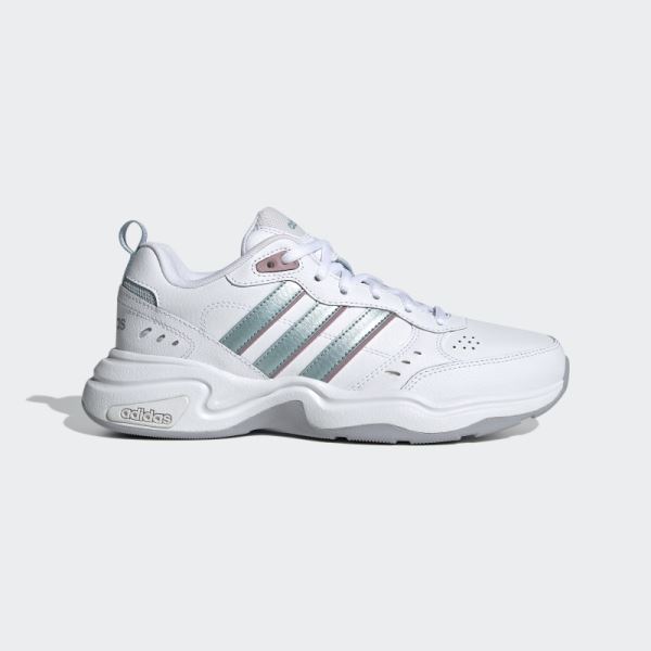 White Adidas Strutter Shoes