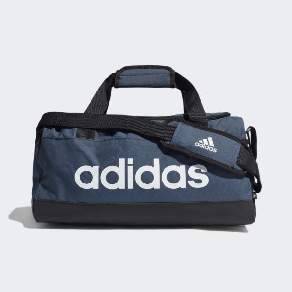 Navy Essentials Logo Duffel Bag Extra Small Adidas