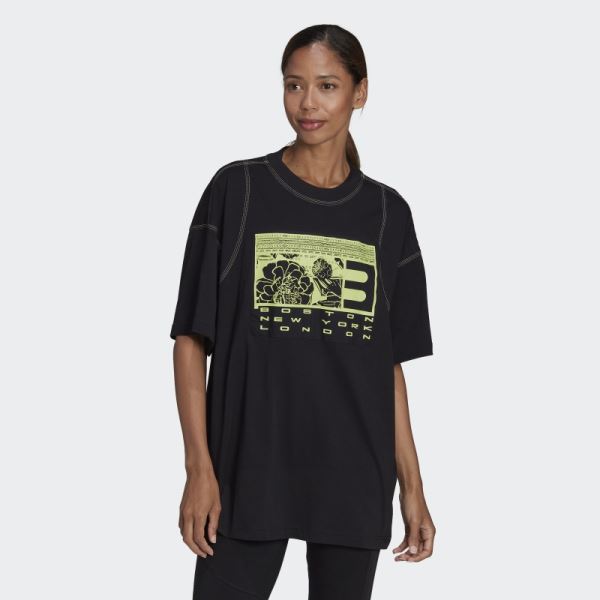 Black Fashion Adidas Sportswear SuperHer Tee