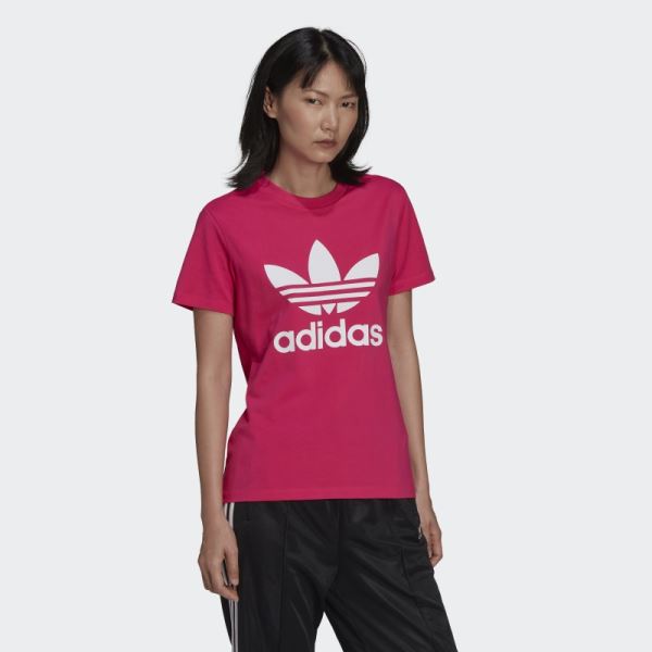 Adicolor Classics Trefoil Tee Adidas Real Magenta