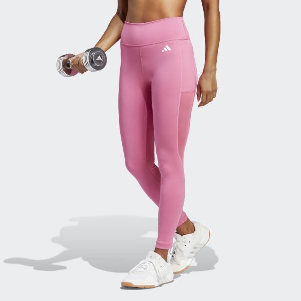 Train Essentials High-Intensity 7/8 Leggings Adidas Fuchsia