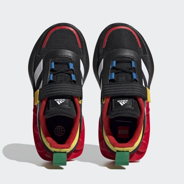 Adidas x LEGO Tech RNR Elastic Lace and Top Strap Shoes Black