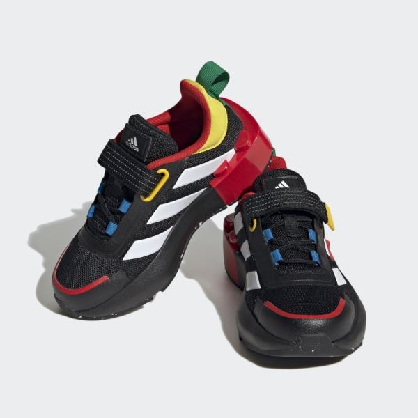 Adidas x LEGO Tech RNR Elastic Lace and Top Strap Shoes Black