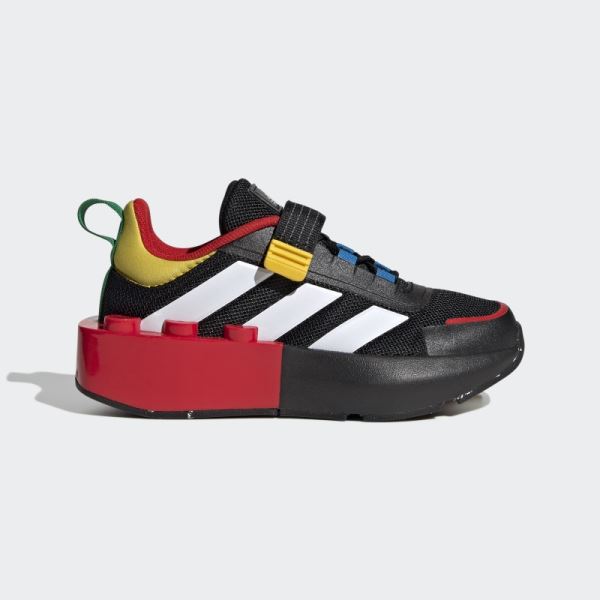 Black Fashion Adidas x LEGO Tech RNR Elastic Lace and Top Strap Shoes