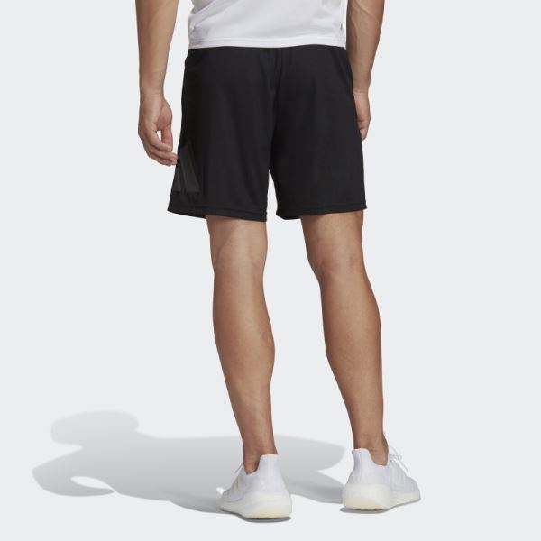 Black Adidas Train Essentials Logo Training Shorts