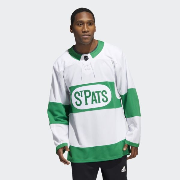 Maple Leafs St Pats Jersey Adidas White