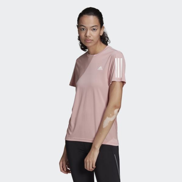 Adidas Mauve Own the Run Tee