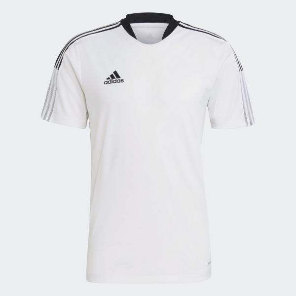 White Adidas Tiro 21 Training Jersey