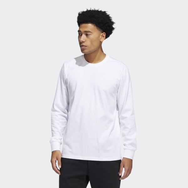 White Heavyweight Shmoofoil Long Sleeve Tee Adidas