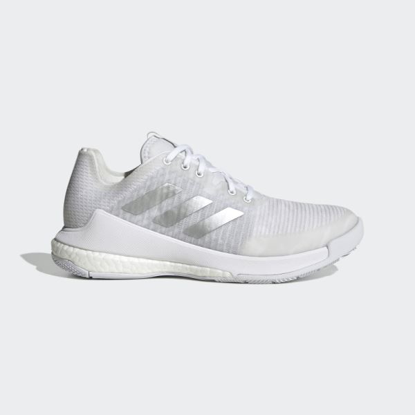 Adidas White Crazyflight Shoes