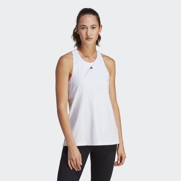 Studio Tank Top White Adidas